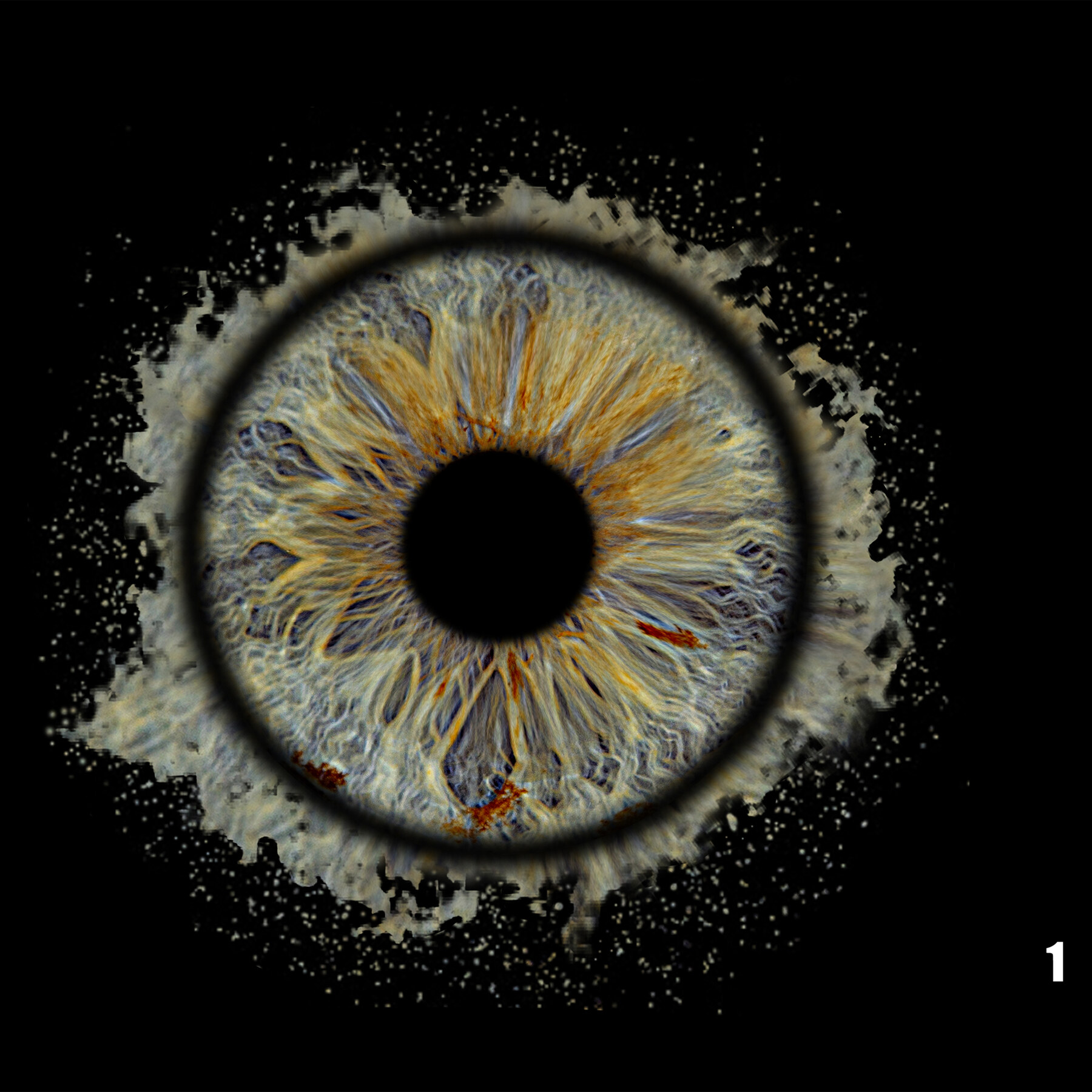 Künstlerische Irisfotografie